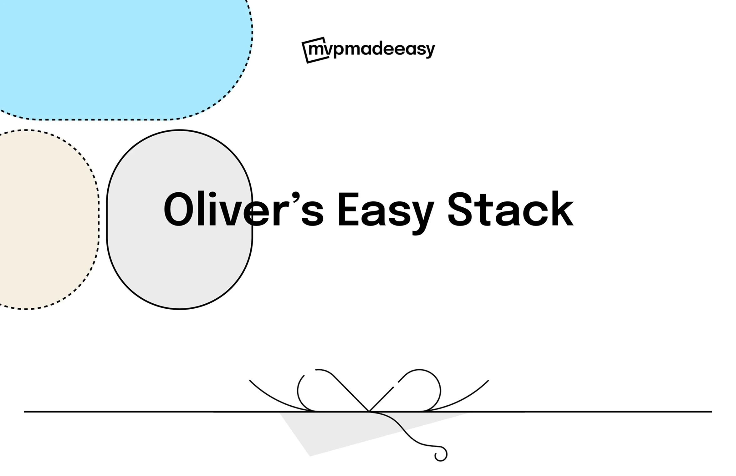 Report cover with pill shapes in pastel colors around the text "Oliver's Easy Stack".