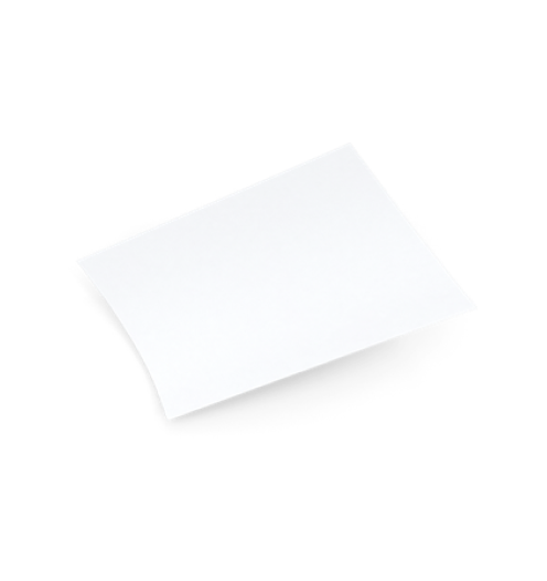 A piece of blank white paper