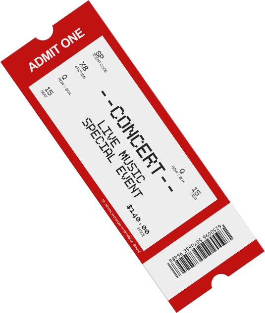 Concert ticket